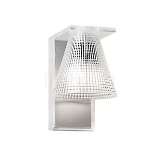 Kartell Light-Air Wandleuchte glasklar mit Prägemuster