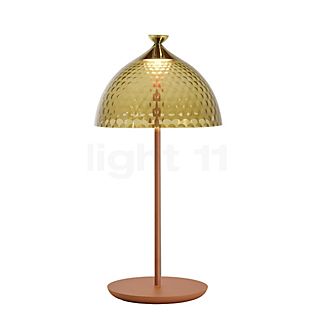 Kartell Pumo Lamp Bordlampe LED ravgul/rød