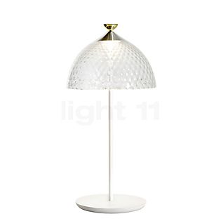 Kartell Pumo Lamp Bordlampe LED transparent/hvid