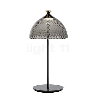 Kartell Pumo Lamp Tischleuchte LED rauch/schwarz