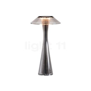 Kartell Space, lámpara de sobremesa LED titanio