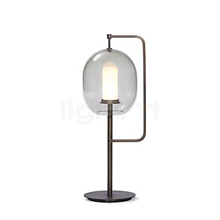 Lantern Light Lampada da tavolo LED ottone brunito