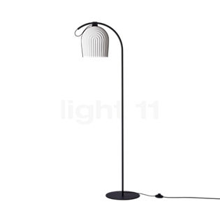 Le Klint Arc Lampadaire blanc/chêne noir