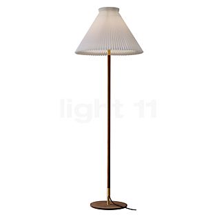 Le Klint Model 328 Vloerlamp eikenhout gerookt - messing