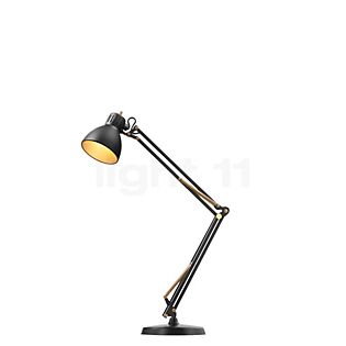 Light Point Archi, lámpara de sobremesa negro/dorado - ø10 cm - con pie