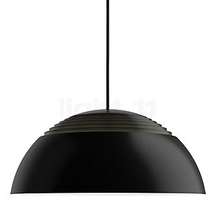 Louis Poulsen AJ Royal, lámpara de suspensión LED ø50 cm -negro - 2.700 K - de fase de contro