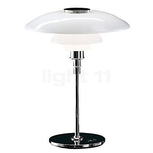 Louis Poulsen PH 4½-3½ Vetro Lampada da tavolo cromo lucido
