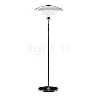 Louis Poulsen PH 4½-3½ glass Floor Lamp chrome glossy