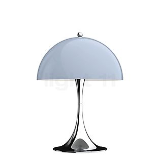Louis Poulsen Panthella, lámpara de sobremesa opalino gris - 32 cm