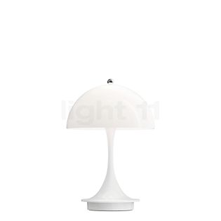 Louis Poulsen Panthella, portable lámpara recargable LED acrílico - opalino blanco - 16 cm
