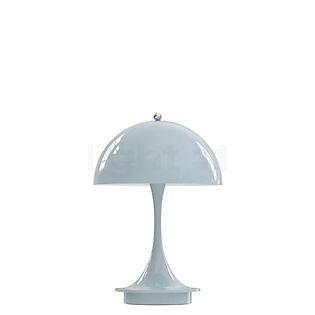 Louis Poulsen Panthella, portable lámpara recargable LED metal - pálido azul - 16 cm