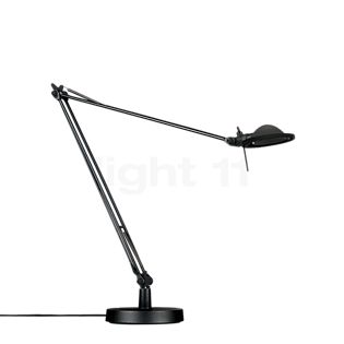 Luceplan Berenice Lampada da tavolo riflettore nero/corpo nero - con piede - braccio 45 cm , Vendita di giacenze, Merce nuova, Imballaggio originale