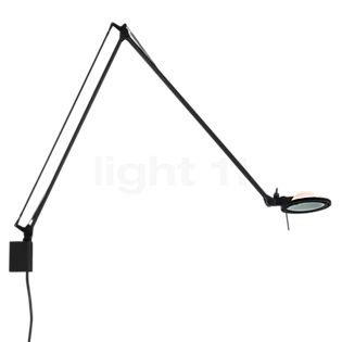 Luceplan Berenice Væglampe reflector lyserød/body sort - arm 45 cm