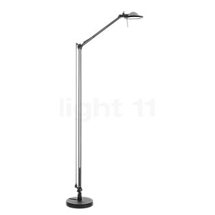 Luceplan Berenice Vloerlamp reflector aluminiumgrijs/body zwart