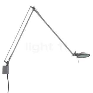 Luceplan Berenice Wall Light reflector aluminium grey/body aluminium - arm 45 cm