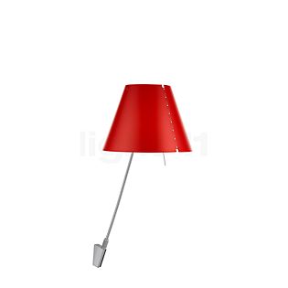 Luceplan Costanza Wall Light shade currant red - fixed - with switch
