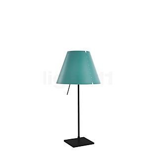 Luceplan Costanzina Lampada da tavolo nero/verde acqua