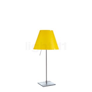 Luceplan Costanzina Lampe de table aluminium/jaune canari