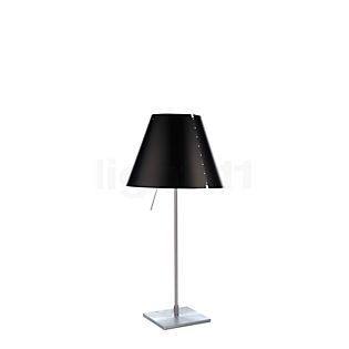 Luceplan Costanzina Table Lamp aluminium/liquorice black