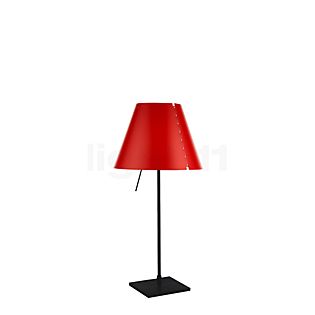 Luceplan Costanzina Table Lamp black/currant red