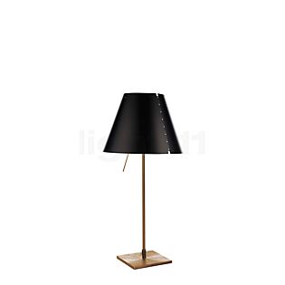 Luceplan Costanzina Table Lamp brass/liquorice black