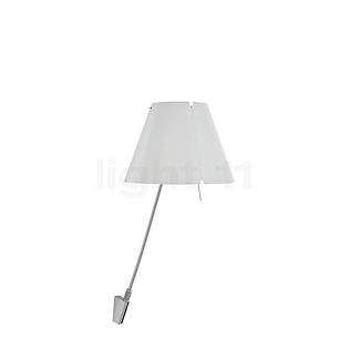 Luceplan Costanzina, lámpara de pared aluminio/blanco