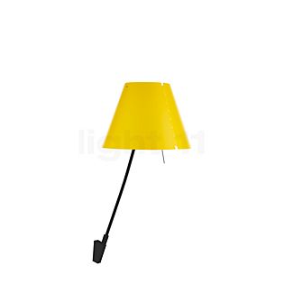 Luceplan Costanzina, lámpara de pared negro/amarillo canario
