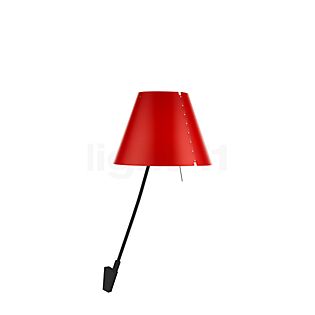 Luceplan Costanzina, lámpara de pared negro/rojo grosella