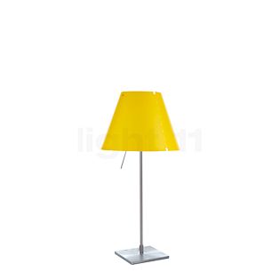 Luceplan Costanzina, lámpara de sobremesa aluminio/amarillo canario