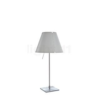 Luceplan Costanzina, lámpara de sobremesa aluminio/blanco niebla