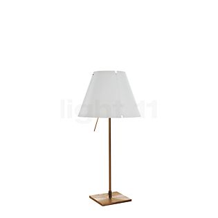 Luceplan Costanzina, lámpara de sobremesa latón/blanco