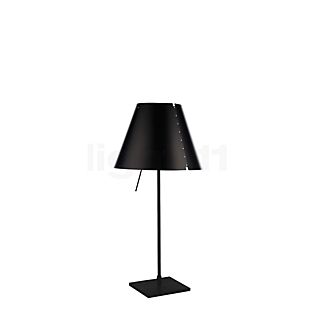 Luceplan Costanzina, lámpara de sobremesa negro/lakritznegro