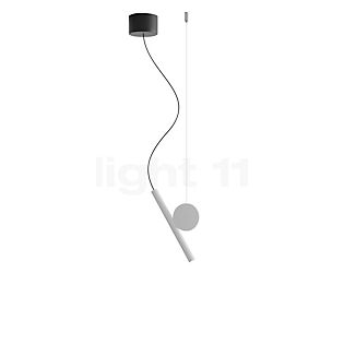 Luceplan Doi Suspension LED blanc/noir/blanc - phase de gradateur