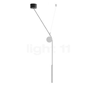 Luceplan Doi, lámpara de suspensión LED con Accesorio blanco/negro/blanco - Dali