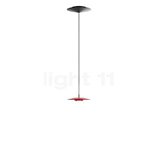 Luceplan Koine Suspension LED rouge - ø20 cm - phase de gradateur
