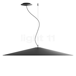 Luceplan Koine, lámpara de suspensión LED negro - ø110 cm - Push/Dali