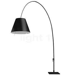 Luceplan Lady Costanza Arc Lamp shade black/frame black - with dimmer