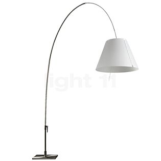 Luceplan Lady Costanza Arc Lamp shade white/frame aluminium - with dimmer