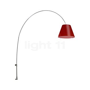 Luceplan Lady Costanza Wall Light shade red - with dimmer