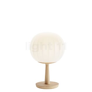 Luceplan Lita Lampe de table avec tige bois de frêne - H.28 cm
