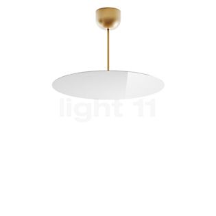 Luceplan Millimetro Lampada a sospensione LED ottone/ottone - H. 33 cm - ø50 - fase di dimmer