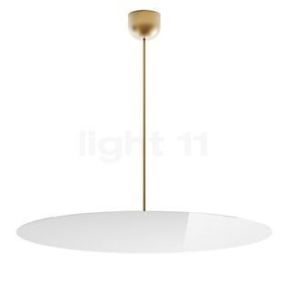 Luceplan Millimetro Pendant Light LED brass/brass - H. 73 cm - ø85 - Dali