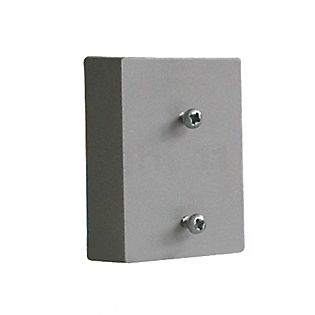Luceplan Wandmontagebox für Costanza Parete / Costanzina Parete aluminiumgrau