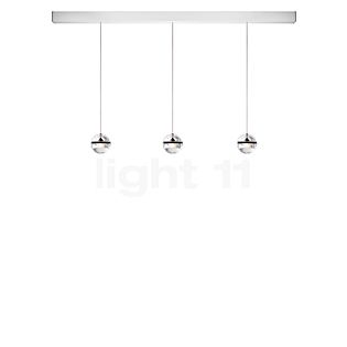 Lumina Limbus Pendant Light LED 3 lamps black/canopy aluminium