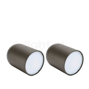 Lumina Perdue Akkuleuchte LED bronze - 2er Set