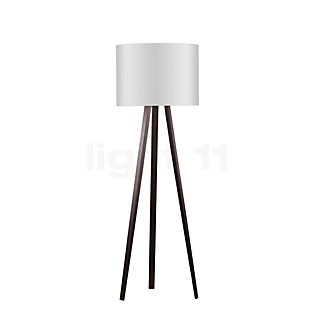 Maigrau Luca Stand Floor Lamp oak smoked/shade white - 163,5 cm