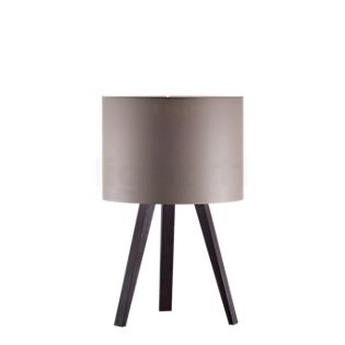 Maigrau Luca Stand Little, lámpara de sobremesa roble, ahumado, aceitada, pantalla bronce gris