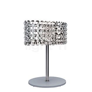 Marchetti Baccarat Lampada da tavolo nichel - Swarowski cristallo - ovale