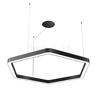 Marchetti Exagon Suspension LED noir - 90 cm
