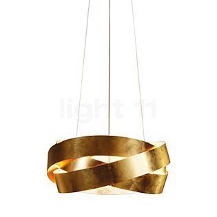 Marchetti Pura Lampada a sospensione aspetto foglia d'oro - ø60 cm